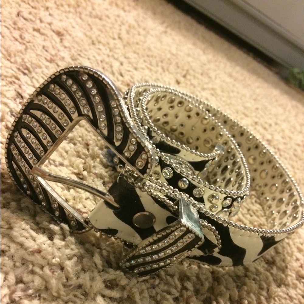 Youth zebra western belt